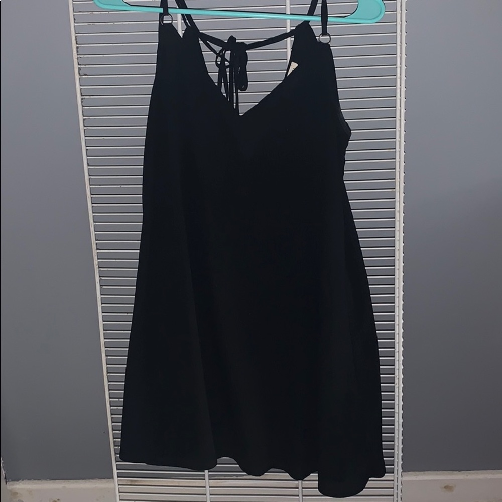 Black flowy dress